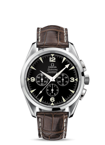 Omega Seamaster Aqua Terra 150M Automatic 42.2 Railmaster Chronograph / Brown Alligator